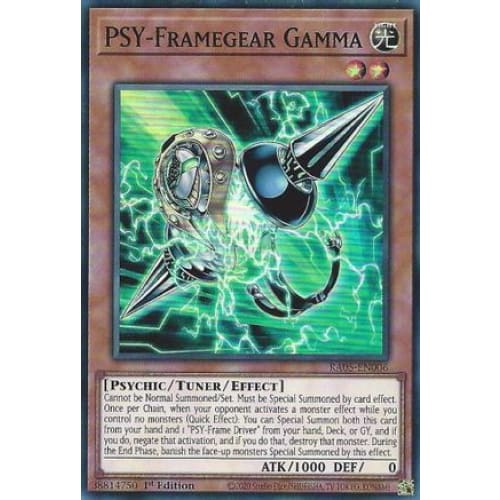 PSY-Framegear Gamma - RA05-EN006 Super Rare 1st Edition