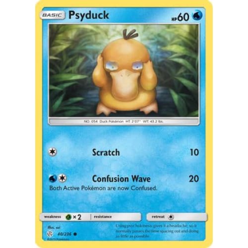 Psyduck (040/236) Common Reverse Holofoil - Single