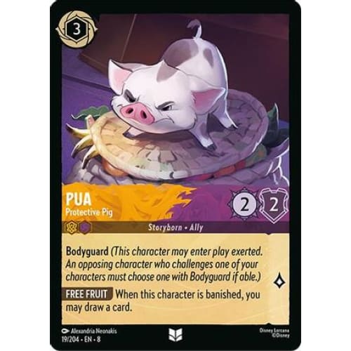 Pua - Protective Pig (19/204) - Reign of Jafar - Single