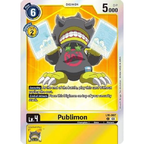 Publimon (English Exclusive) - LM-007 - Common Foil - Single