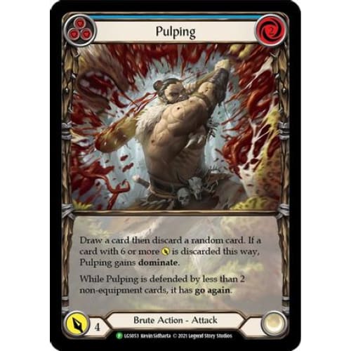 Pulping (Blue) (FLESH AND BLOOD: PROMO CARDS) Rainbow Foil