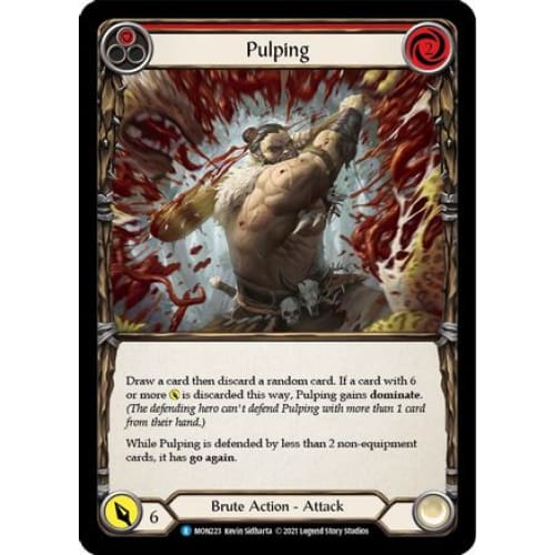 Pulping (Red) (MONARCH) 1st Edition - Single