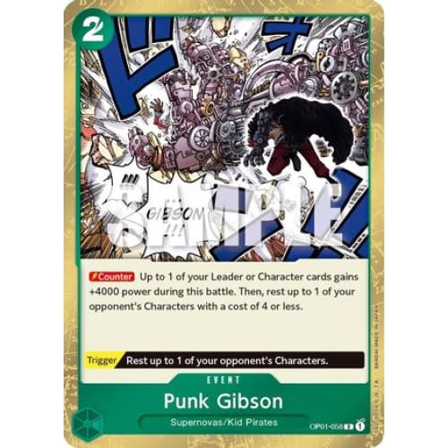 Punk Gibson OP01-058 R Romance Dawn - Single