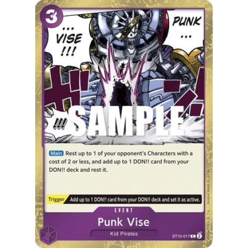 Punk Vise ST10-017 C Ultra Deck: The Three Captains Foil
