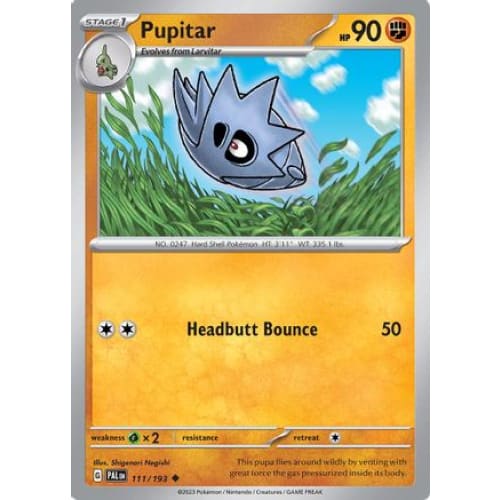 Pupitar (111) Uncommon Reverse Holofoil - Single