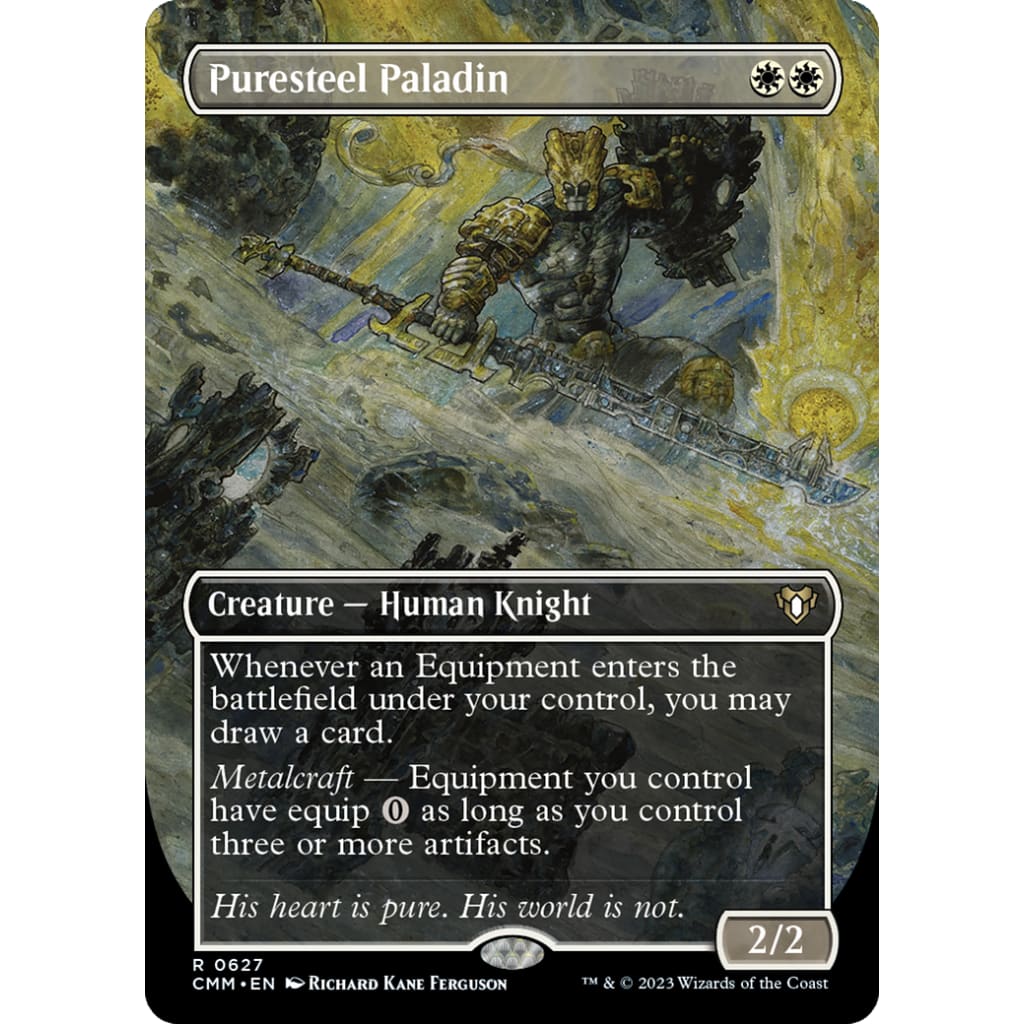Puresteel Paladin (CMM-627) (Borderless) Foil - Single