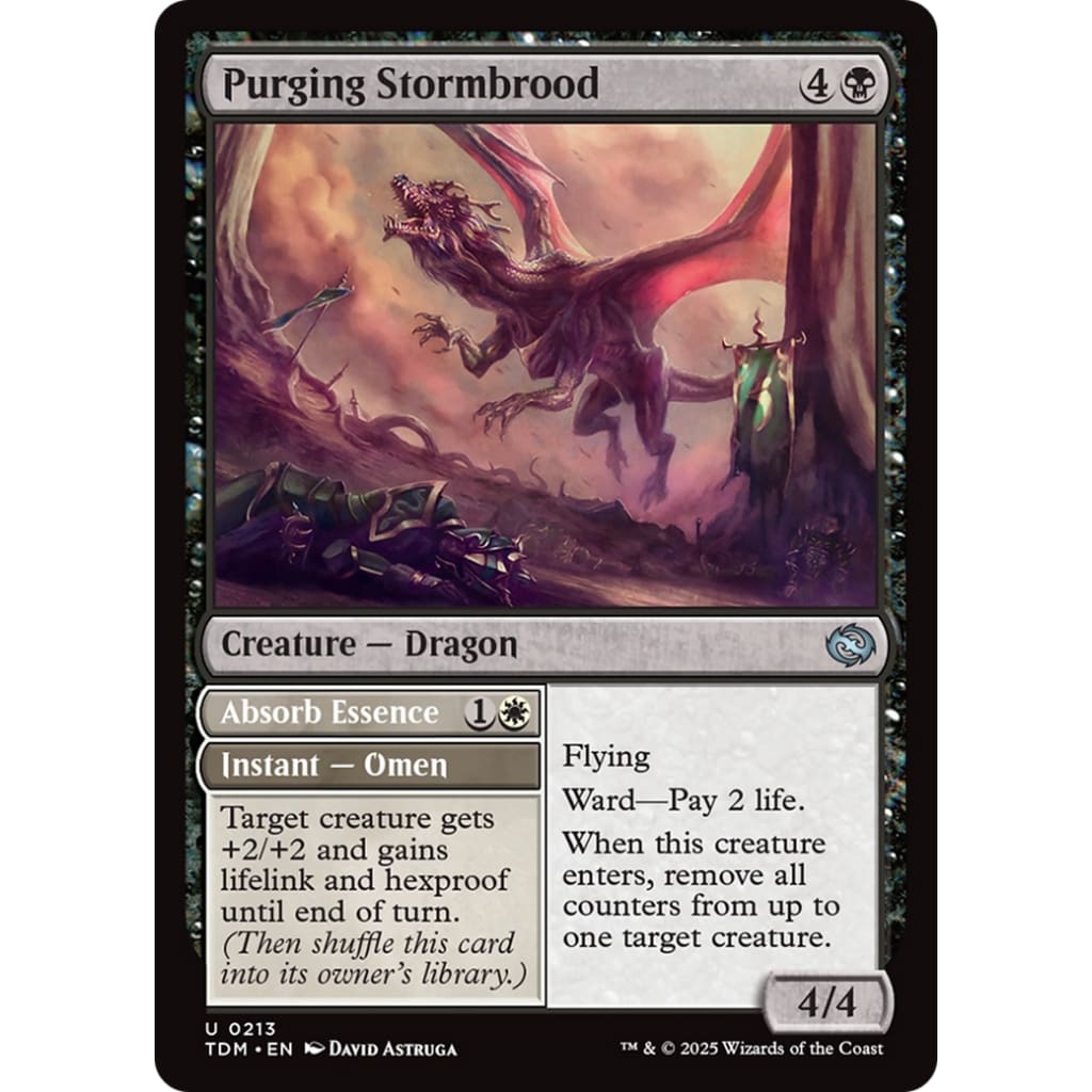 Purging Stormbrood // Absorb Essence (TDM-213) Foil - Single