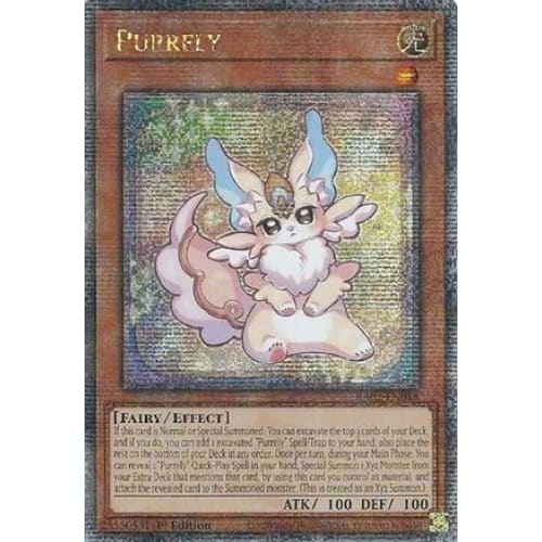 Purrely (Quarter Century Secret Rare) - RA02-EN018 Quarter