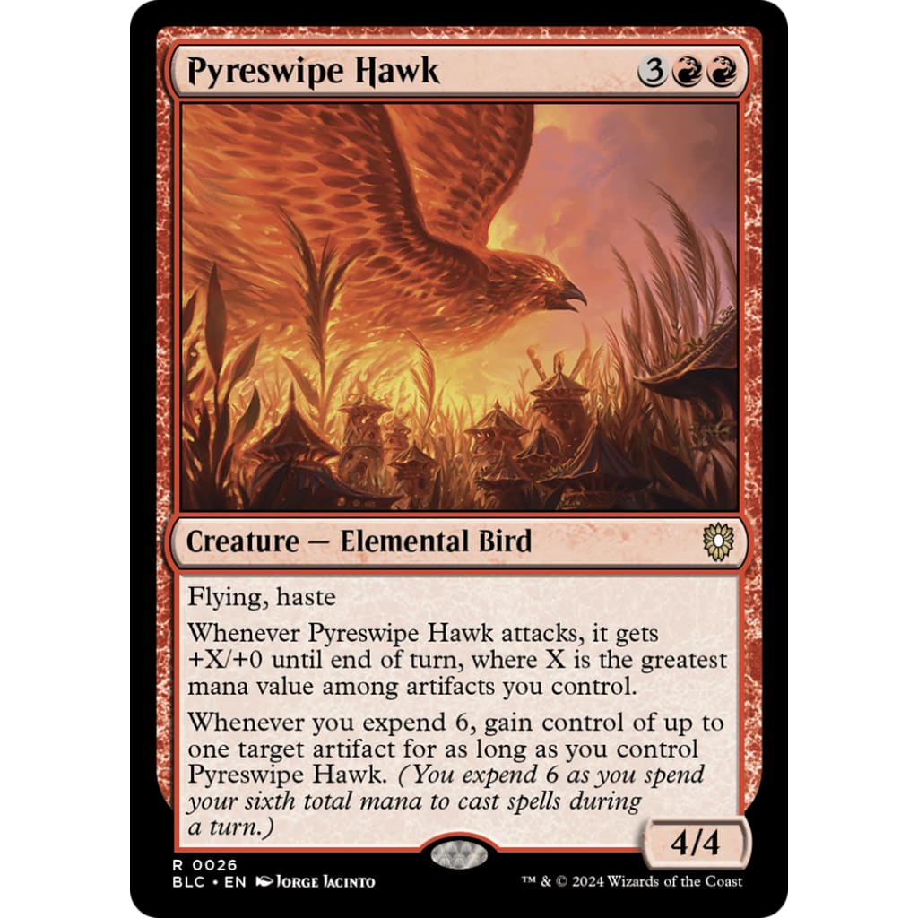 Pyreswipe Hawk (BLC-026) - Single