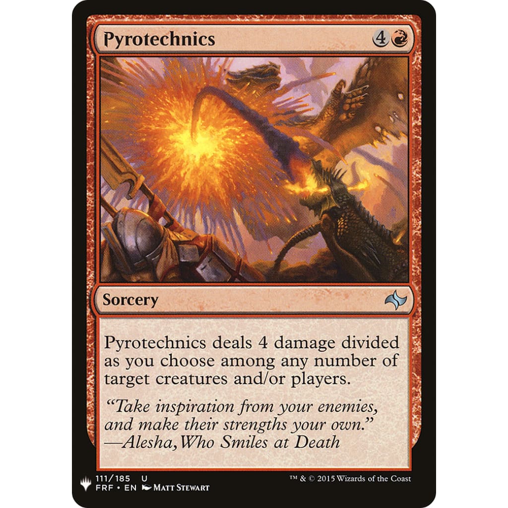Pyrotechnics (PLST-FRF-111) - Single