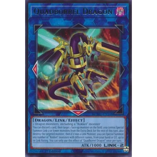 Quadborrel Dragon - MZMU-EN108 Rare 1st Edition - Single