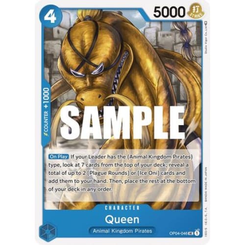 Queen (046) OP04-046 UC Kingdoms of Intrigue - Single