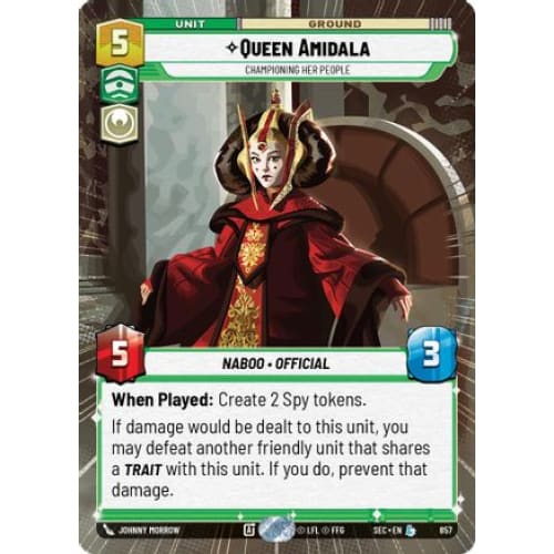 Queen Amidala - Championing Her People (Hyperspace Foil)