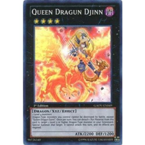 Queen Dragun Djinn (GAOV-EN049) Super Rare Unlimited
