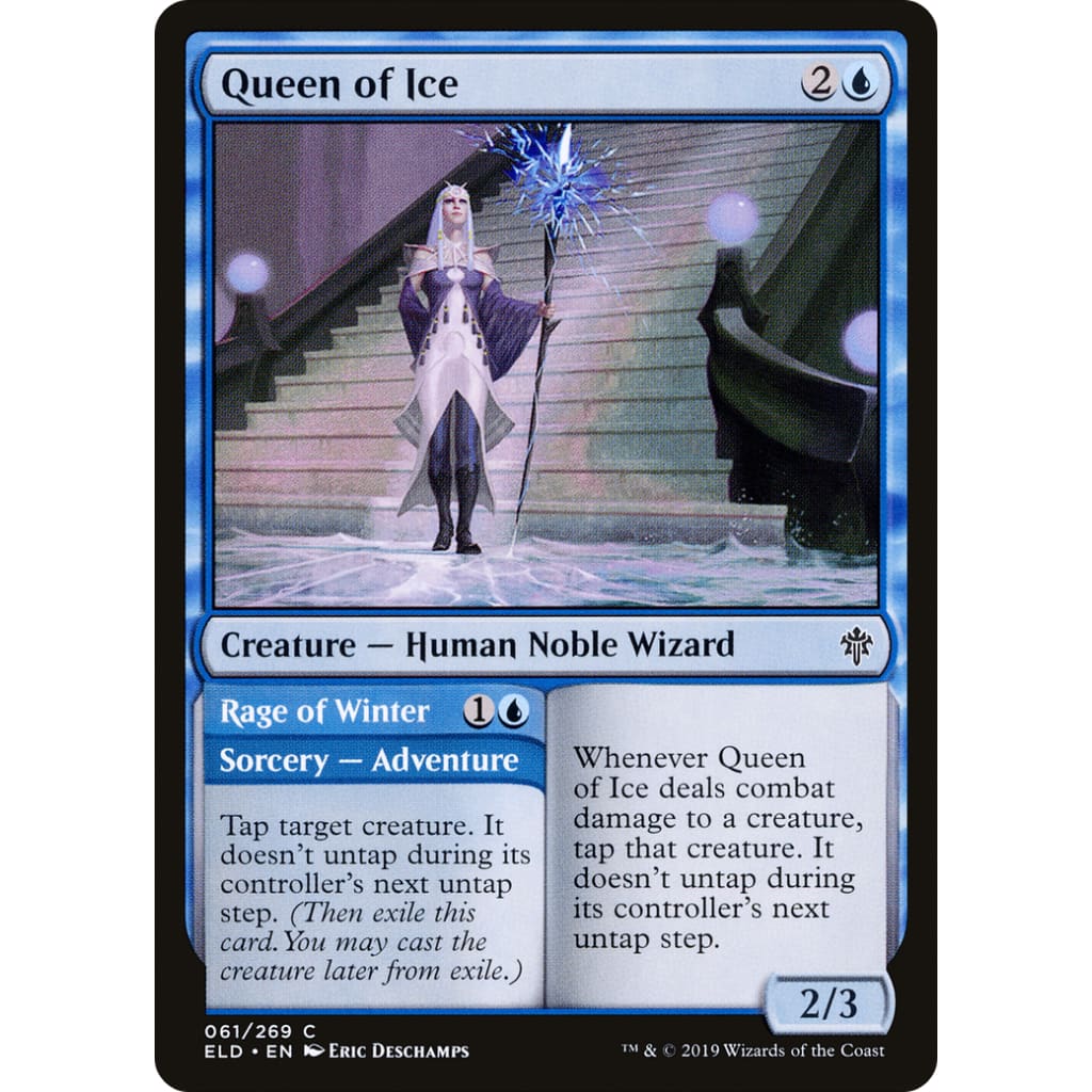 Queen of Ice // Rage Winter (ELD-061) Foil - Single