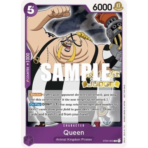 Queen (Judge Pack Vol. 2) ST04-005 PR One Piece Promotion