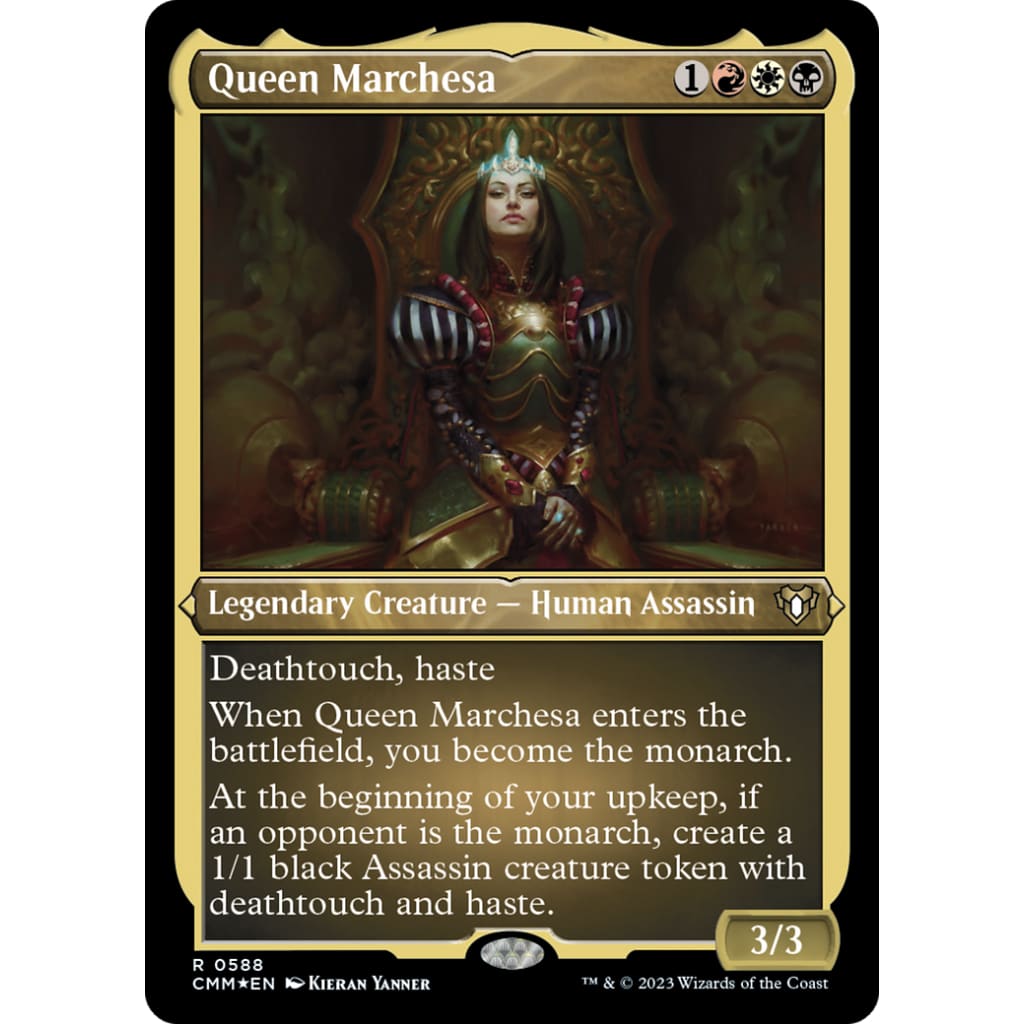 Queen Marchesa (CMM-588) Etched Foil - Single