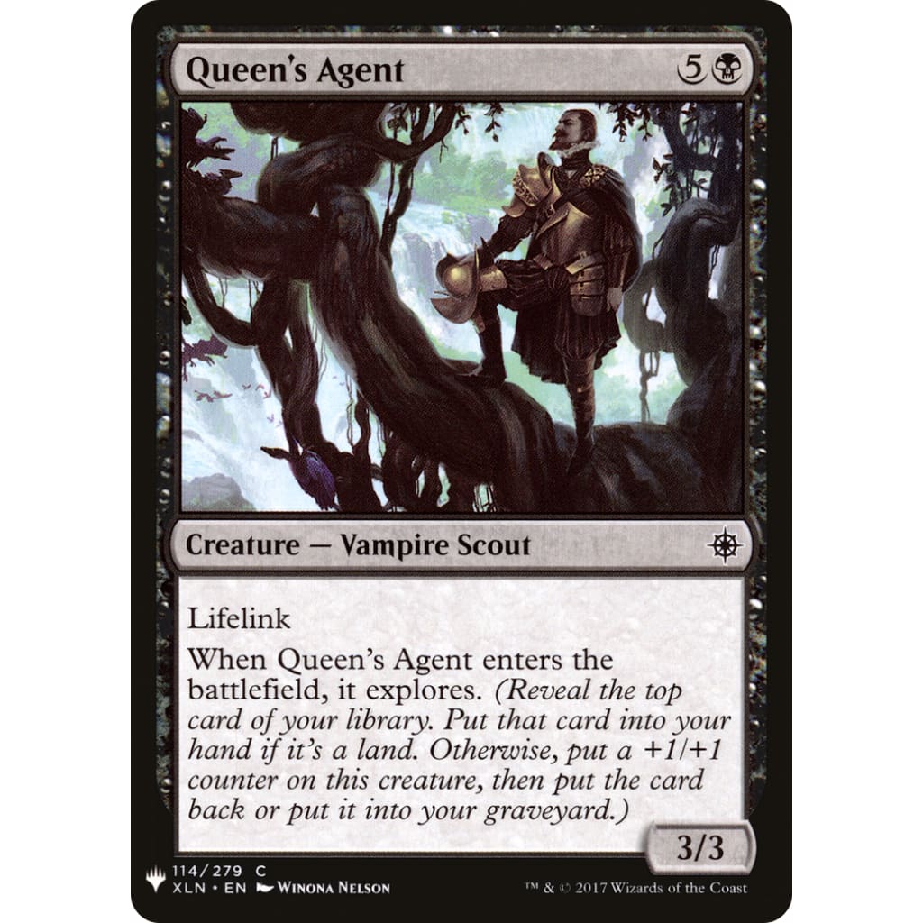 Queen’s Agent (PLST-XLN-114) - Single