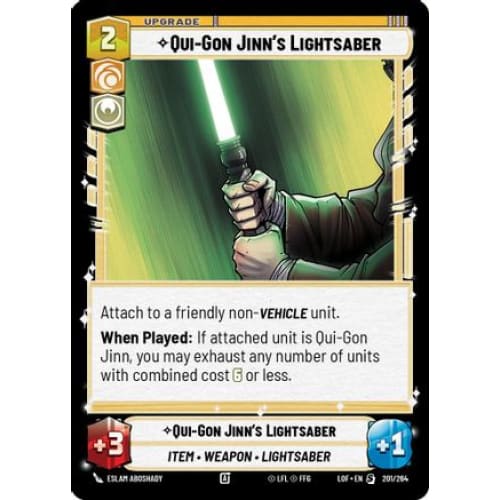 Qui-Gon Jinn’s Lightsaber (201/264) - Single