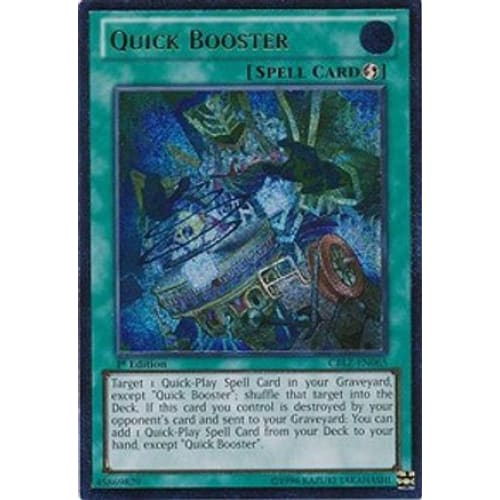 Quick Booster (UTR) (CBLZ-EN065) Ultimate Rare Unlimited