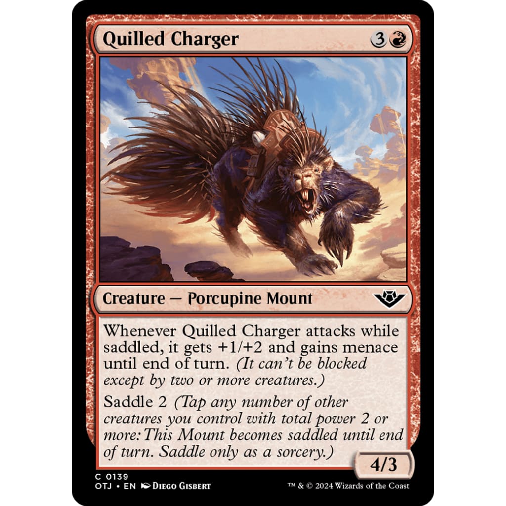 Quilled Charger (OTJ-139) - Single