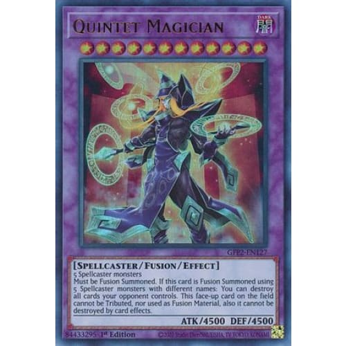 Quintet Magician (GFP2-EN127) Ultra Rare 1st Edition