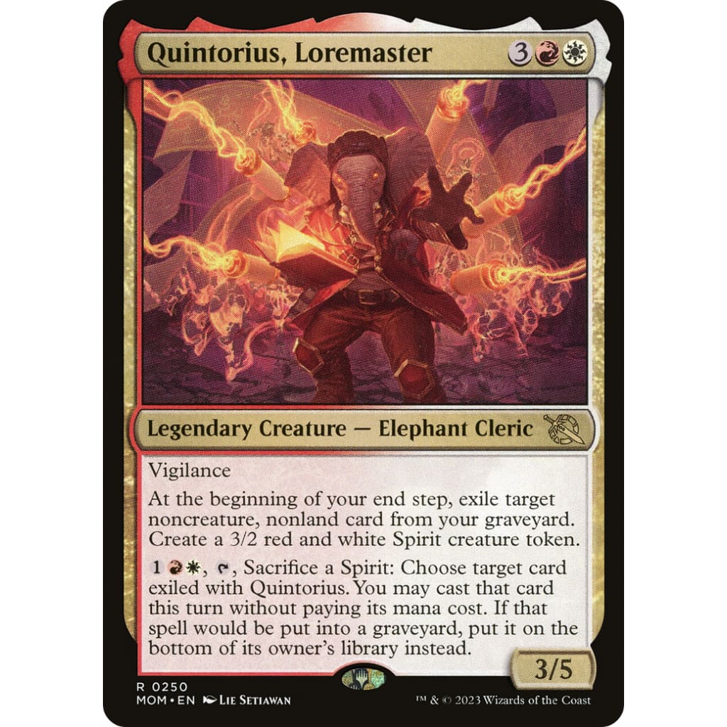 Quintorius Loremaster (MOM-250) - Single