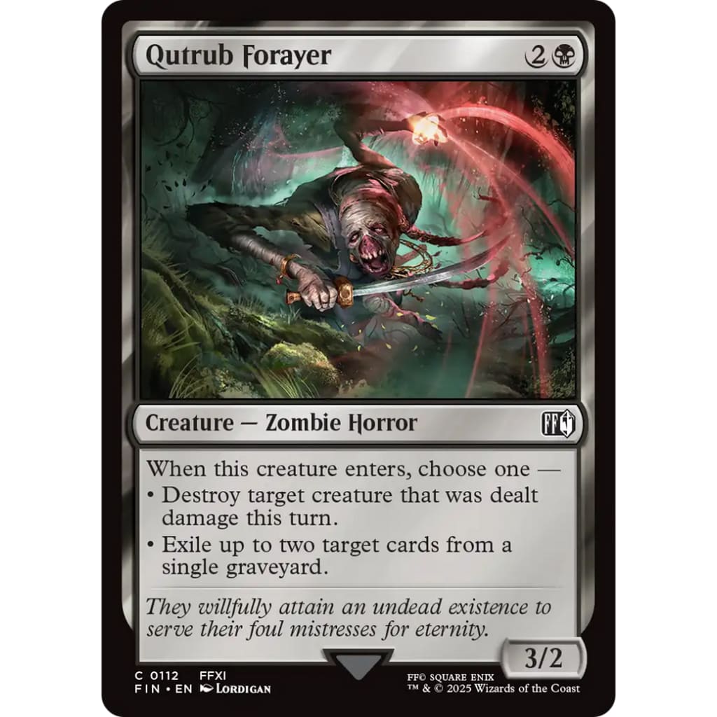 Qutrub Forayer (FIN-112) - Single
