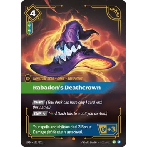 Rabadon’s Deathcrown (191/221) - Spiritforged Foil - Single