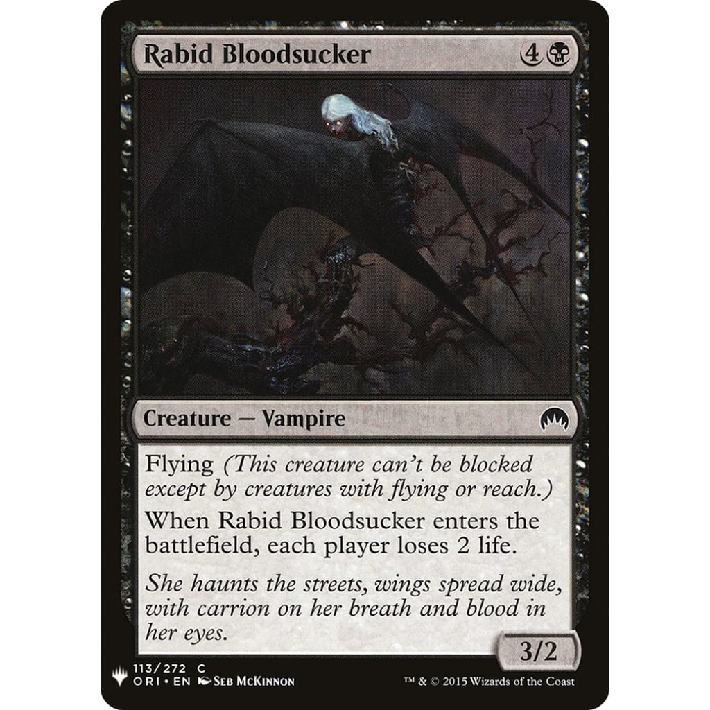 Rabid Bloodsucker (PLST-ORI-113) - Single