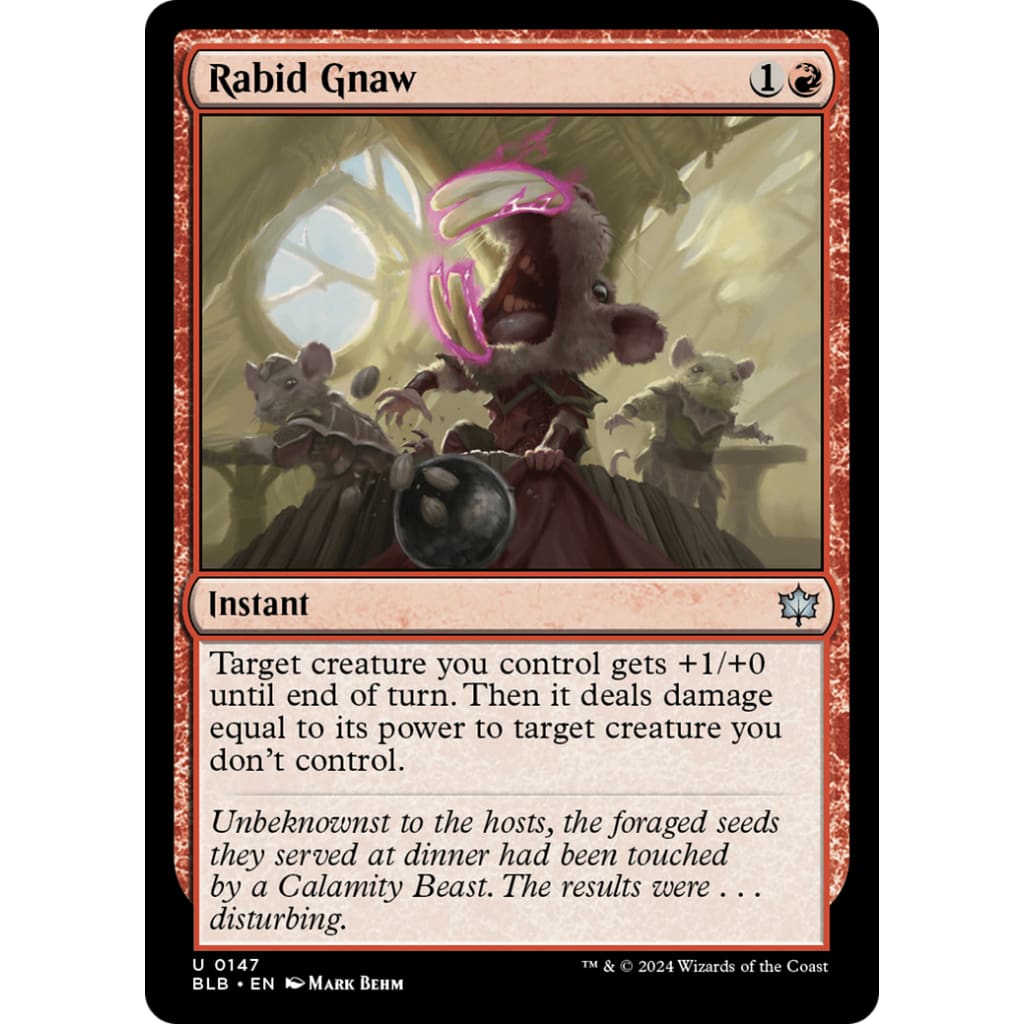 Rabid Gnaw (BLB-147) Foil - Single