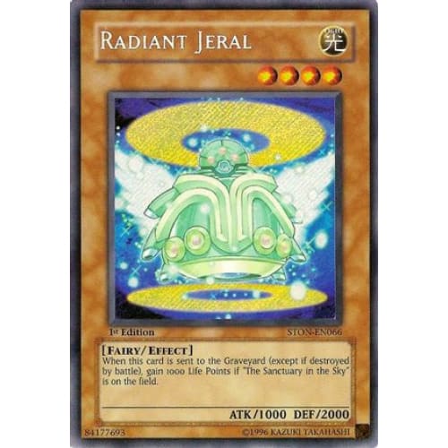 Radiant Jeral (STON-EN066) Secret Rare Unlimited - Single