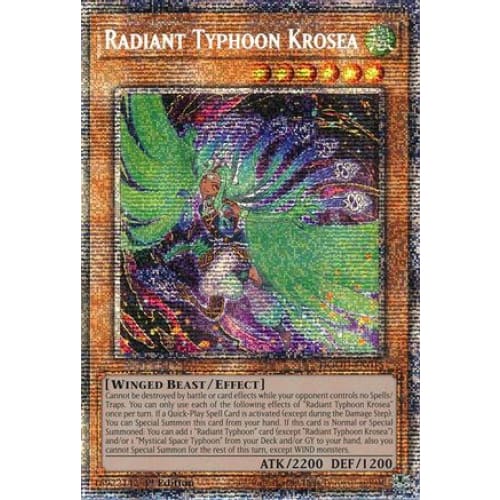 Radiant Typhoon Krosea (Starlight Rare) - DOOD-EN015