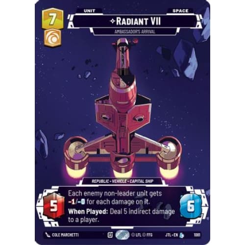 Radiant VII - Ambassadors’ Arrival (Prestige Foil) (1081)