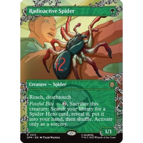 Radioactive Spider (Borderless) (SPM-212) Foil - Single
