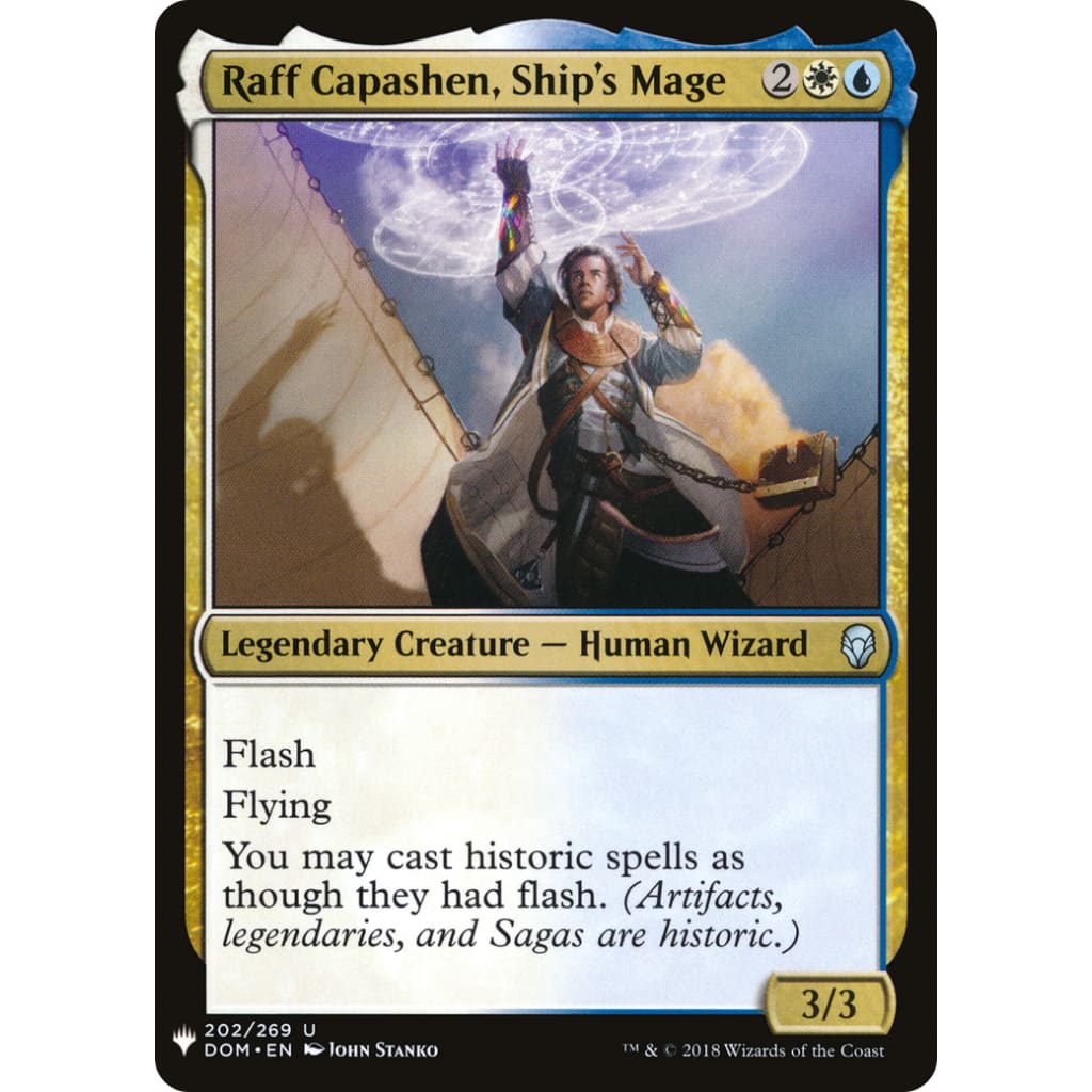 Raff Capashen Ship’s Mage (PLST-DOM-202) - Single
