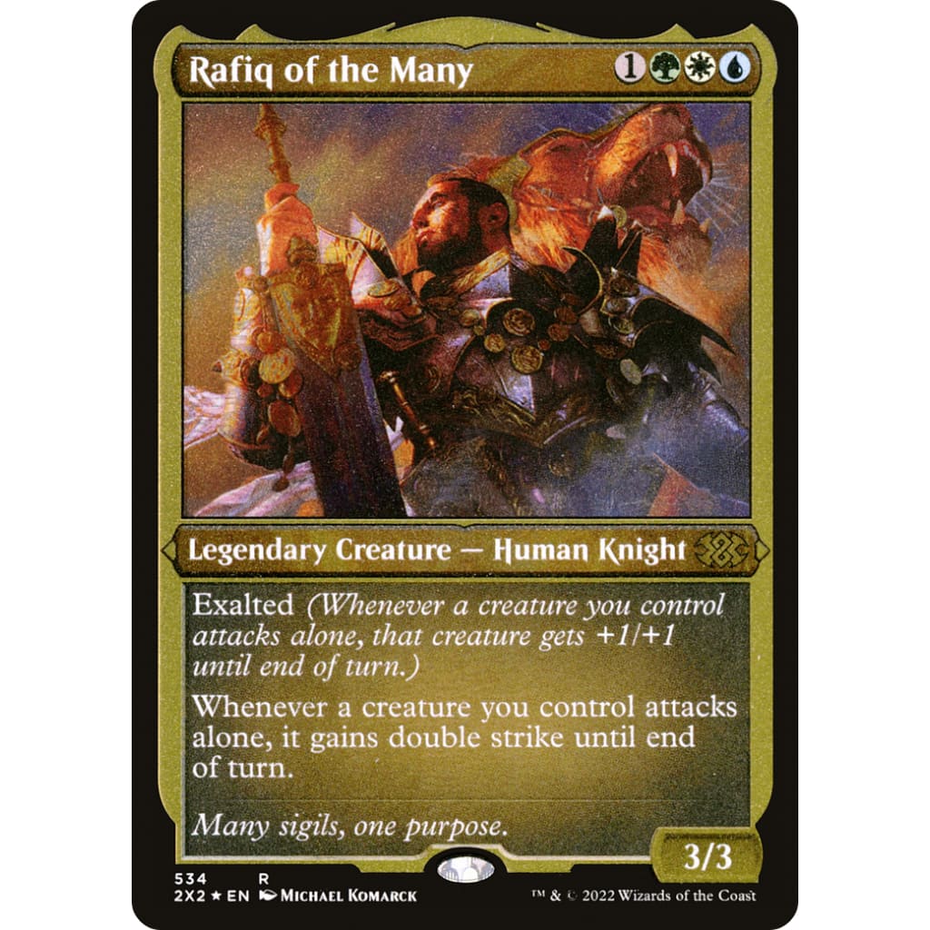 Rafiq of the Many (2X2-534) Etched Foil - Single