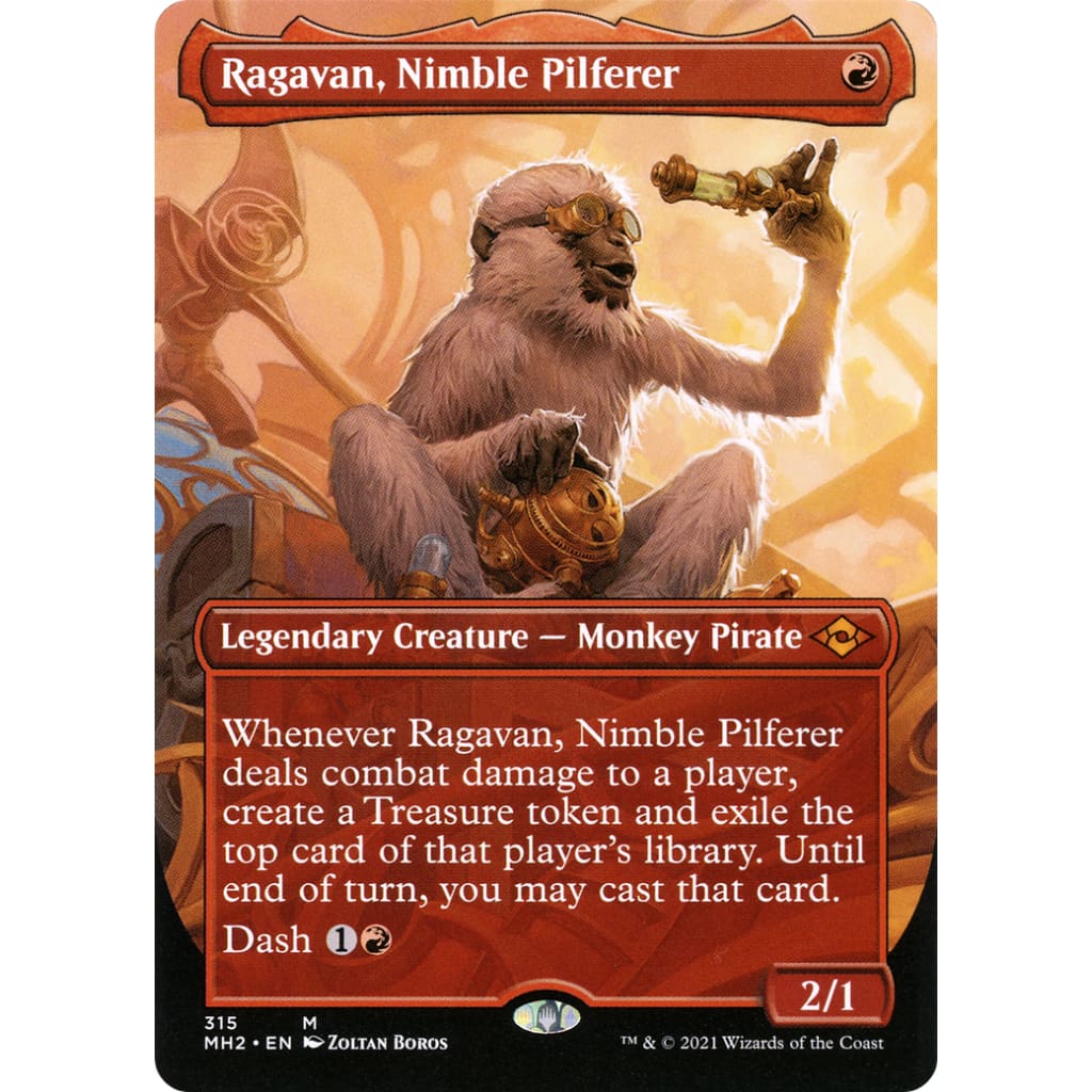 Ragavan Nimble Pilferer (MH2-315) (Borderless) - Single