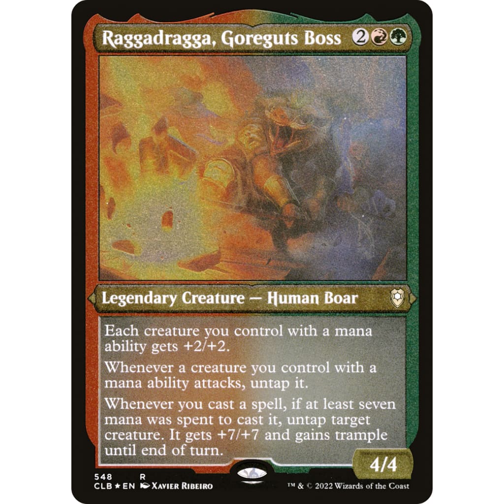 Raggadragga Goreguts Boss (CLB) Etched Foil - Single
