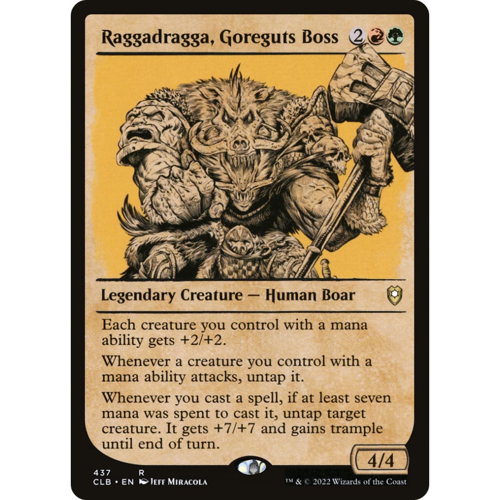 Raggadragga Goreguts Boss (CLB): (Showcase) - Single