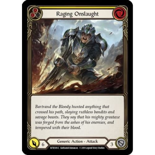Raging Onslaught (Yellow) (WELCOME TO RATHE) Unlimited