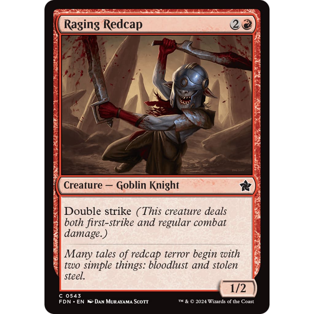Raging Redcap (FDN-543) - Single