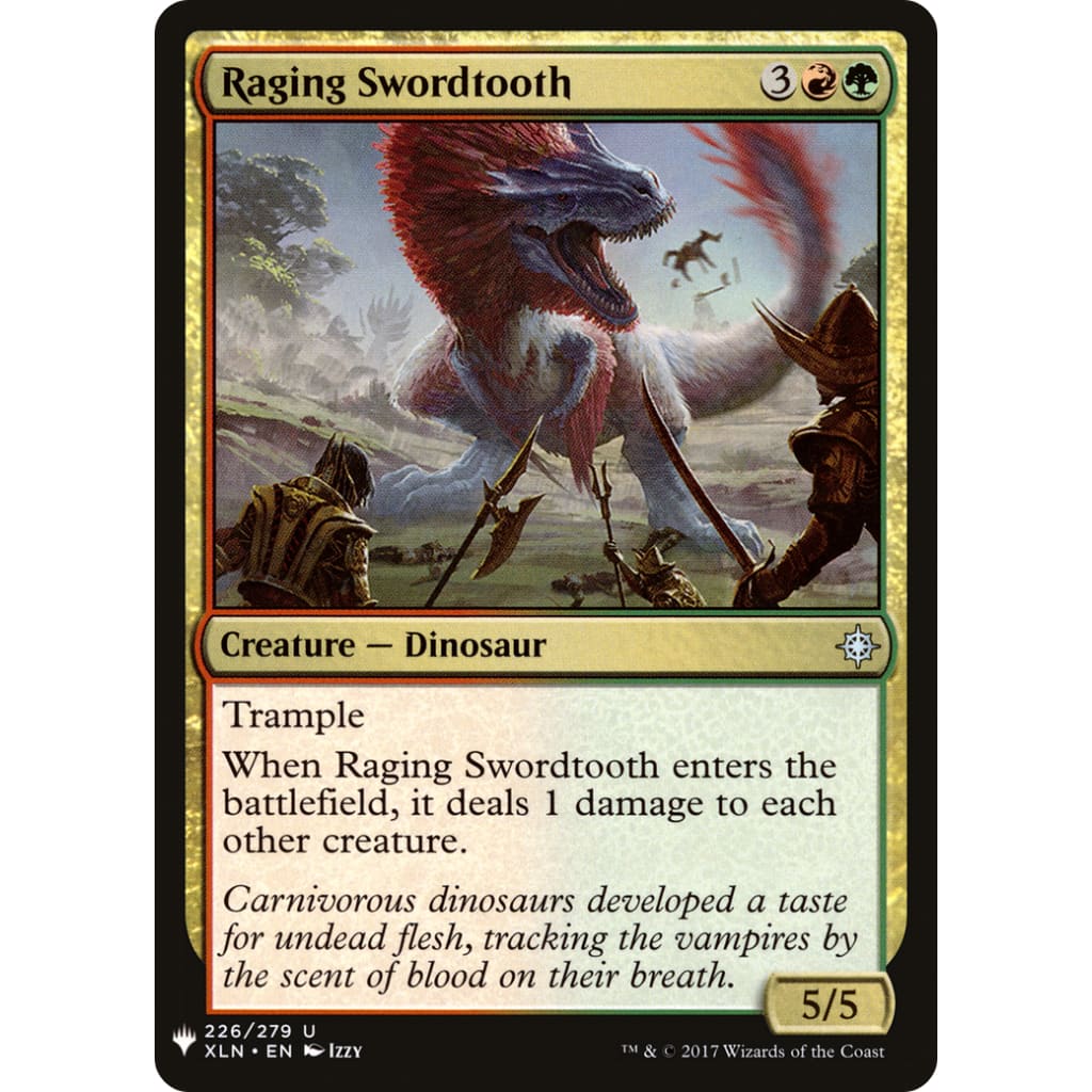 Raging Swordtooth (PLST-XLN-226) - Single
