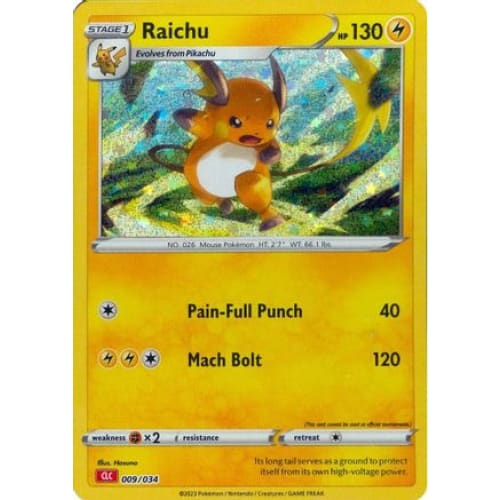 Raichu (9) Rare Holofoil - Single