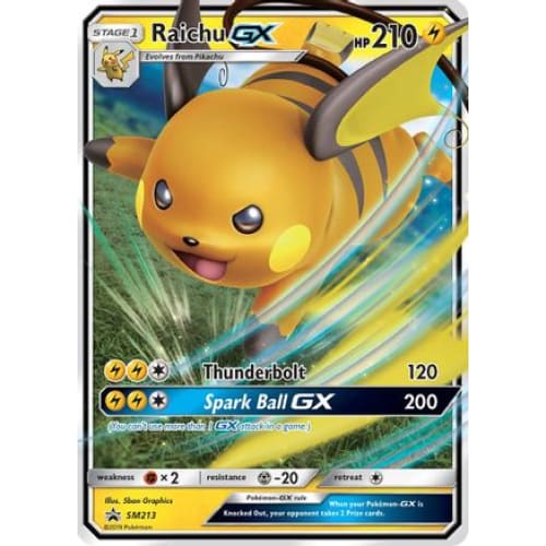Raichu-GX (SM213/248) Promo Holofoil - Single