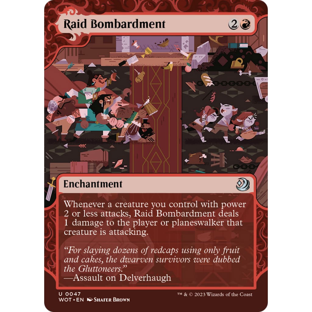 Raid Bombardment (WOT-047): (Showcase) (Borderless) - Single
