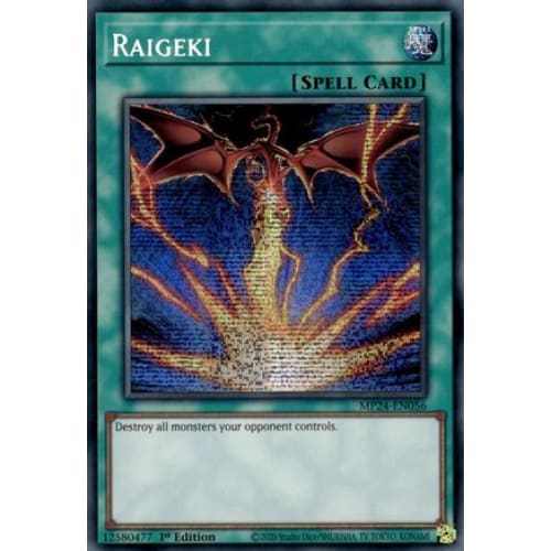 Raigeki (Alternate Art) - MP24-EN056 Prismatic Secret Rare