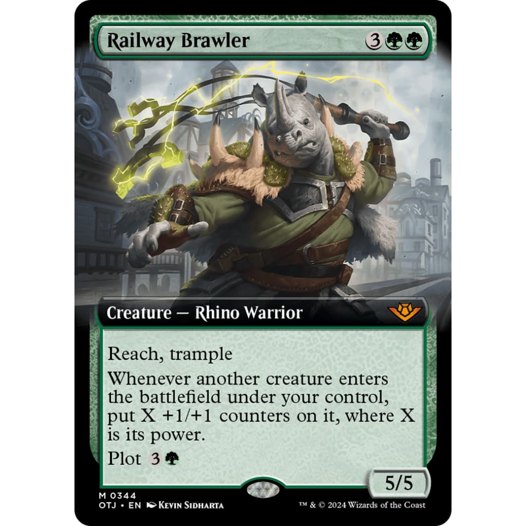 Railway Brawler (OTJ-344): (Extended Art) - Single