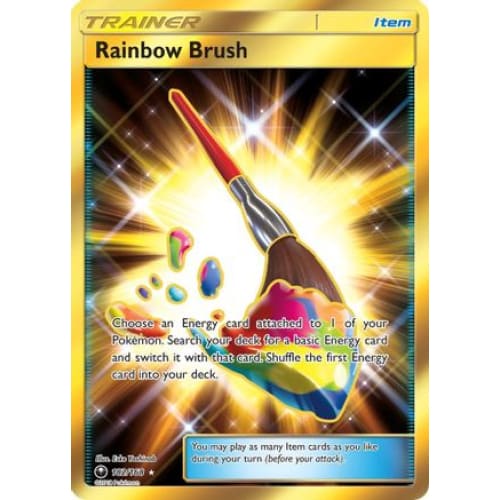 Rainbow Brush (182/168) Secret Rare Holofoil - Single