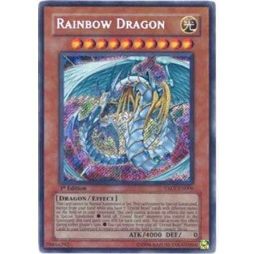 Rainbow Dragon (TAEV-EN006) Secret Rare 1st Edition - Single